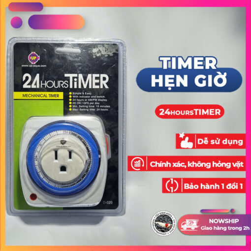 Ổ cắm hẹn giờ tự động - Timer hẹn giờ thông minh D-020 chạy cơ chuyên ...